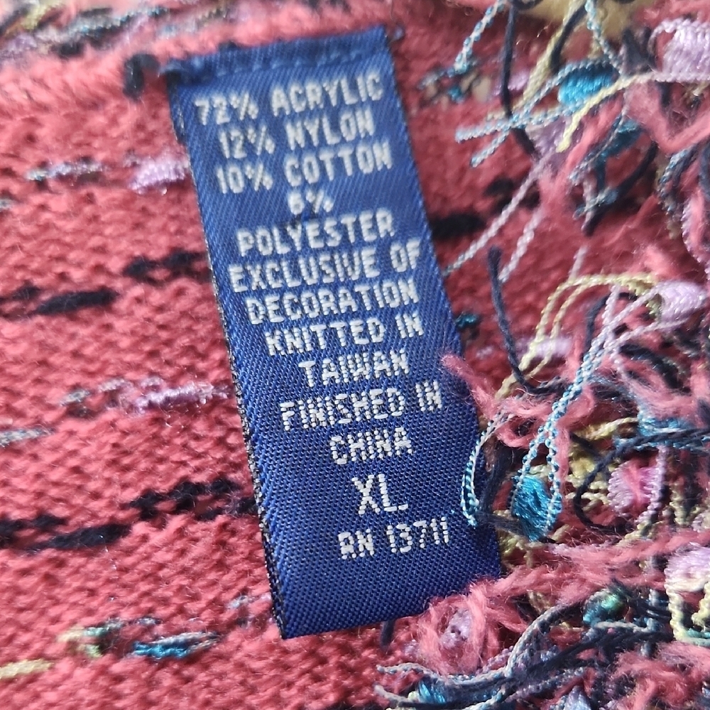 Karen Scott Pink Textured Cardigan - XL - Picture 3 of 12